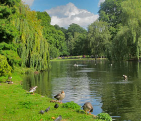 St James park de londres ; jardins paysagers de 1850 à 1910 ; histoire des jardins - Professionnels A Domicile