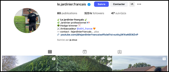 Le jardinier français