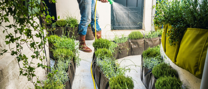 Jardinières sur mesure arrosage
