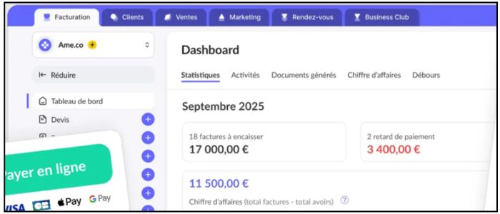 Logiciel facture et devis gratuits artisans