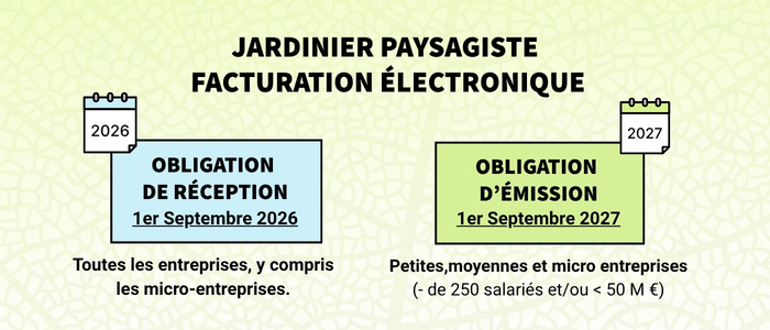 facturation électronique jardinier
